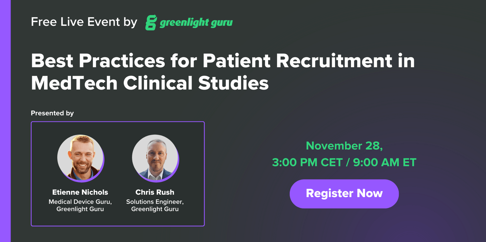 Best Practices for Patient Recruitment in MedTech Clinical Studies